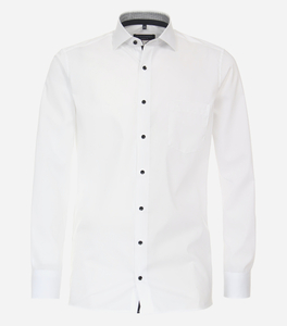 CASA MODA modern fit overhemd, popeline, wit