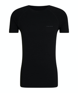 FALKE heren T-shirt Wool-Tech Light, thermoshirt, zwart (black)