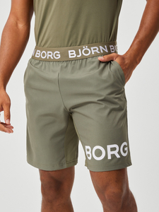 Bjorn Borg Shorts, heren broek kort, olijfgroen