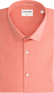 Calvin Klein slim fit overhemd, Poplin Stretch Slim Shirt, antiek roze