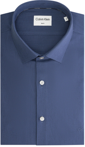 Calvin Klein slim fit overhemd, Tonal Structure Slim Shirt, lichtblauw