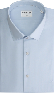 Calvin Klein slim fit overhemd, Tonal Structure Slim Shirt, lichtblauw
