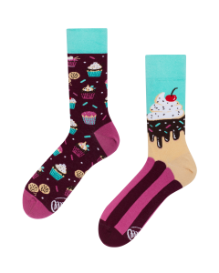 Many Mornings unisex sokken, The Cupcake