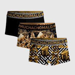 Muchachomalo boxershorts, heren boxers kort (3-pack), Trunks Myth Egypt