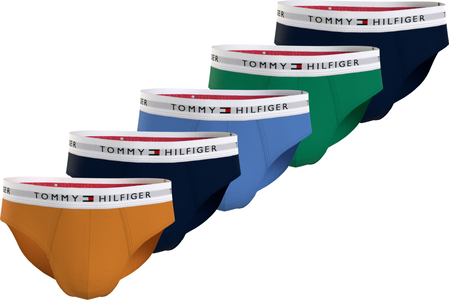 Tommy Hilfiger hipster brief (5-pack), heren slips, oranje, blauw, groen