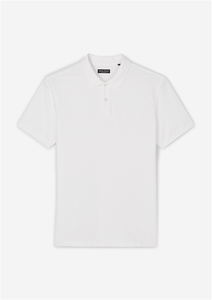Marc O'Polo regular fit polo, heren poloshirt, wit