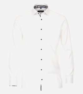 CASA MODA modern fit overhemd, structuur, wit