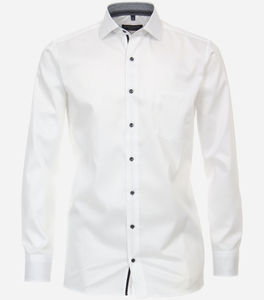 CASA MODA modern fit overhemd, twill, wit