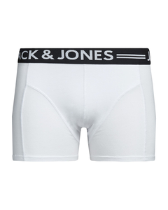 JACK & JONES Jacsense trunks (1-pack), heren boxer normale lengte, wit