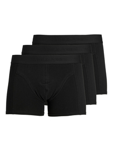 JACK & JONES Jacwaistband trunks (3-pack), heren boxers normale lengte, zwart
