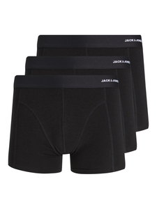 JACK & JONES Jacbasic bamboo trunks (3-pack), heren boxers normale lengte, zwart