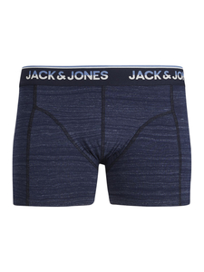 JACK & JONES Jaccurtis melange trunk (1-pack), heren boxer normale lengte, blauw
