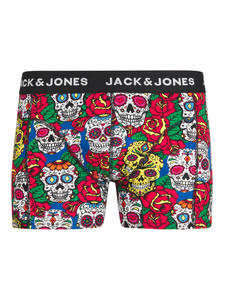 JACK & JONES Jacbath skull trunks (1-pack), heren boxer normale lengte, zwart
