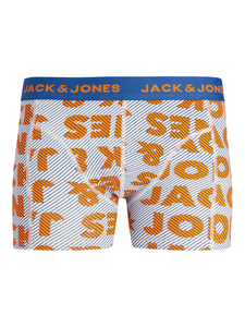 JACK & JONES Jaclogo illusion trunk (1-pack), heren boxer normale lengte, oranje