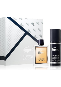 Heren cadeauset: Lacoste: L'homme Lacoste 100ml + deodorant spray