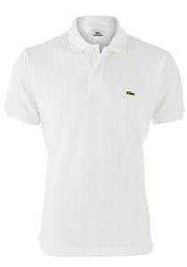 Lacoste Classic Fit polo, wit