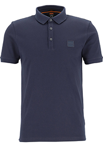 BOSS by HUGO BOSS Katoen Poloshirt Met Colourblocking in het Blauw voor heren Heren Kleding voor voor T-shirts voor Poloshirts 