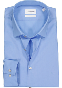 zweep emmer isolatie Calvin Klein slim fit overhemd, 2-ply stretch, light blue - Shop de  nieuwste voorjaarsmode