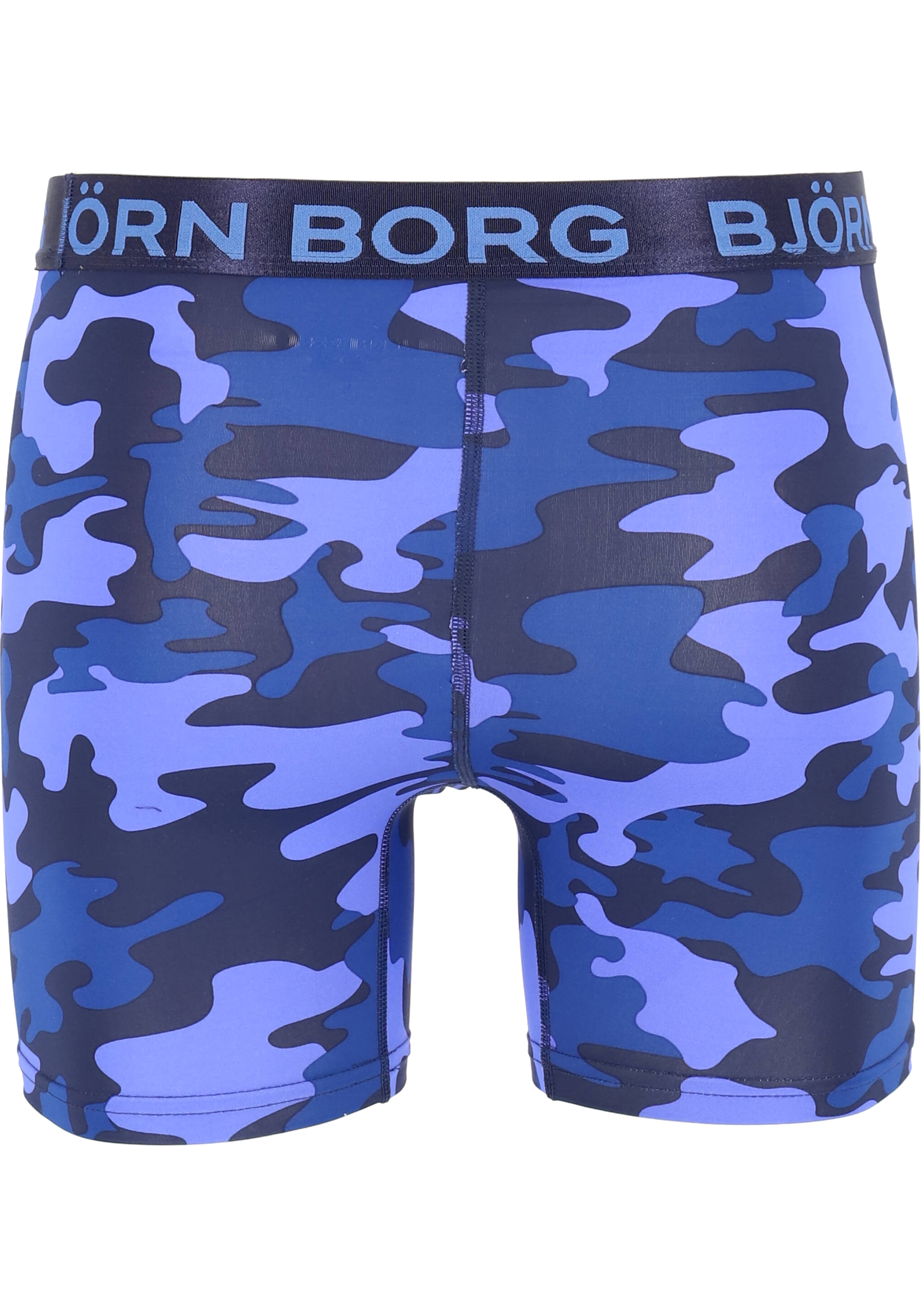 tekst Onbeleefd stoom Bjorn Borg Boxers Performance microfiber, blauw camo print - vakantie  DEALS: bestel vele artikelen van topmerken met korting