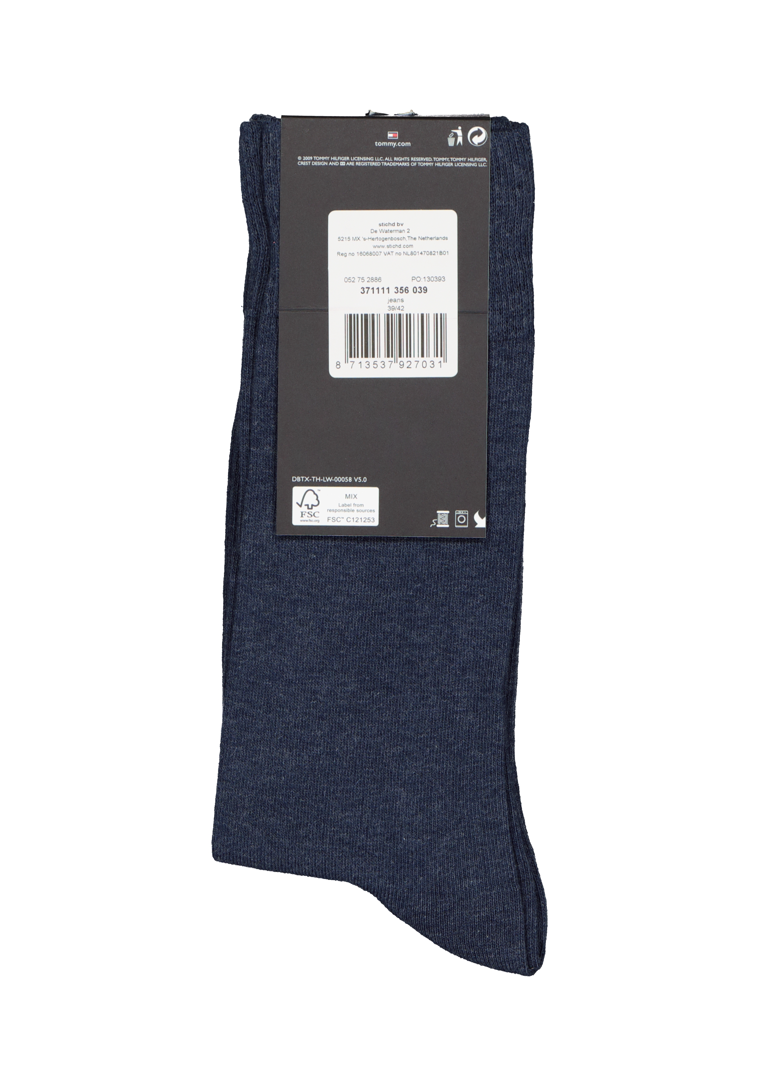 Heren Kleding voor voor Ondergoed voor Sokken Tommy Hilfiger Seasonal 2 Pack Herringbone Neppy Fashion Socks in het Blauw voor heren 