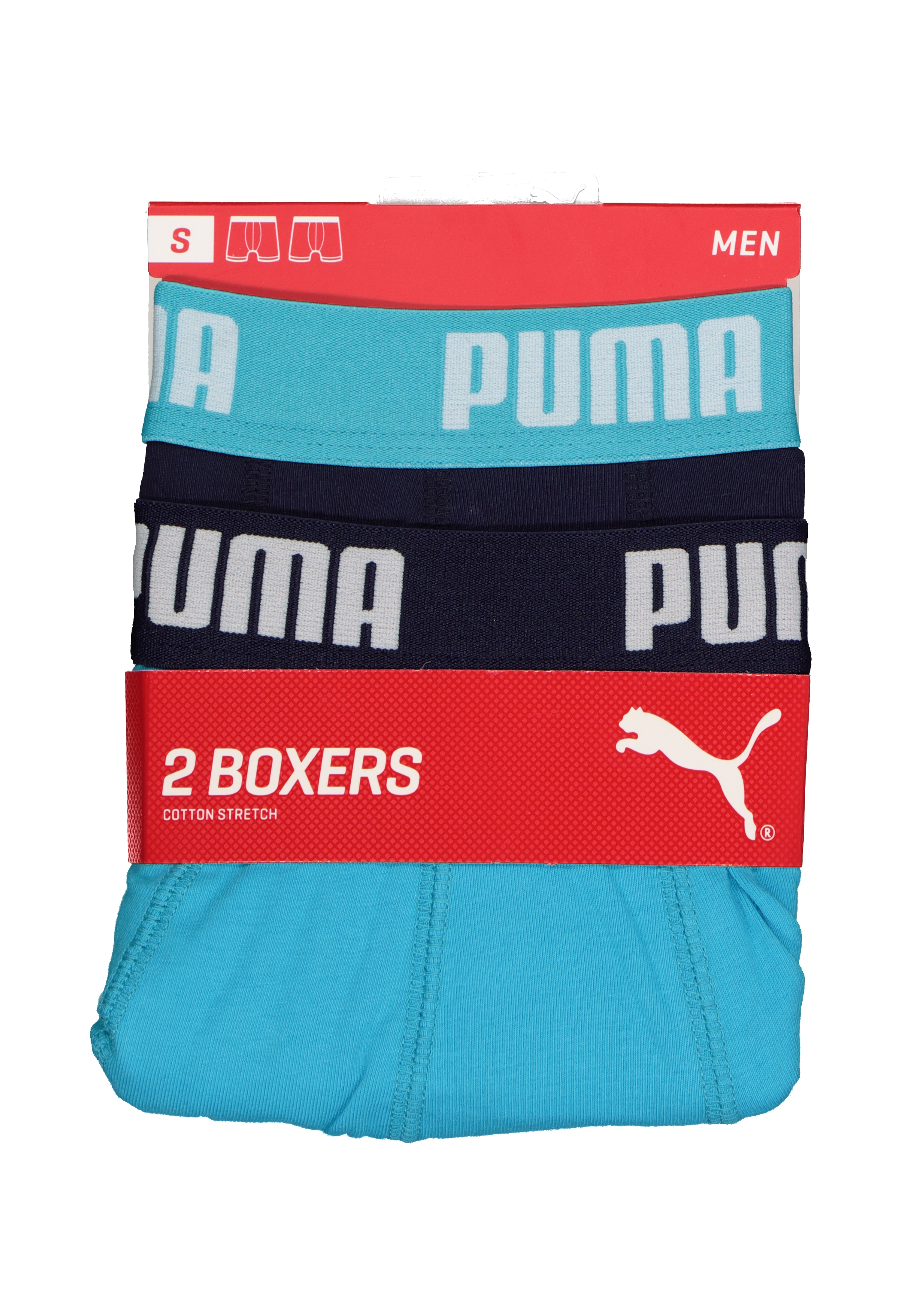 Puma Basic Boxer heren (6-pack), aqua en blauw vakantie bestel vele artikelen van topmerken korting