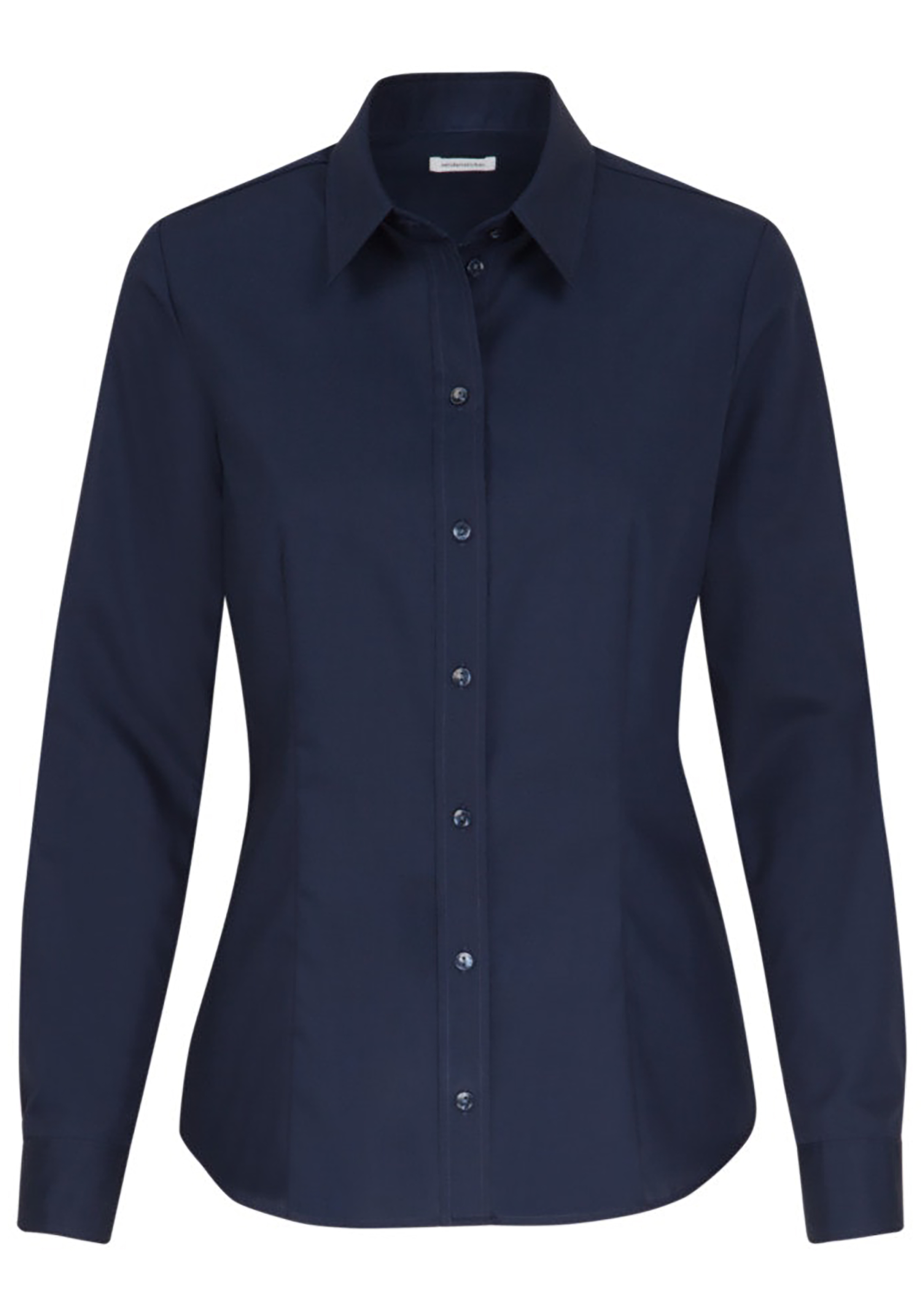 Seidensticker dames blouse regular fit, donkerblauw - Zomer 50% korting