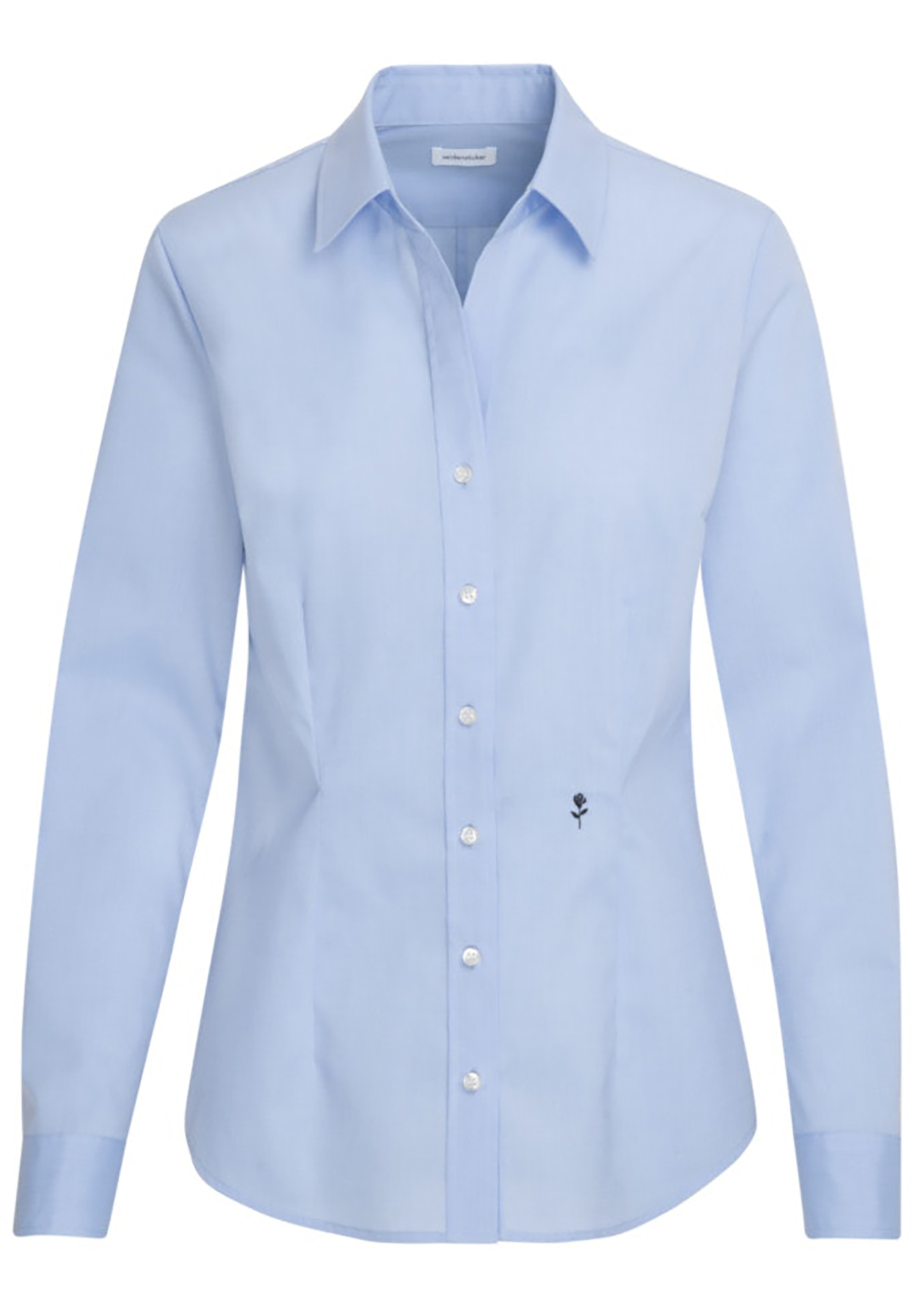 markt Uithoudingsvermogen Oppositie Seidensticker dames blouse slim fit, lichtblauw - Shop de nieuwste  voorjaarsmode