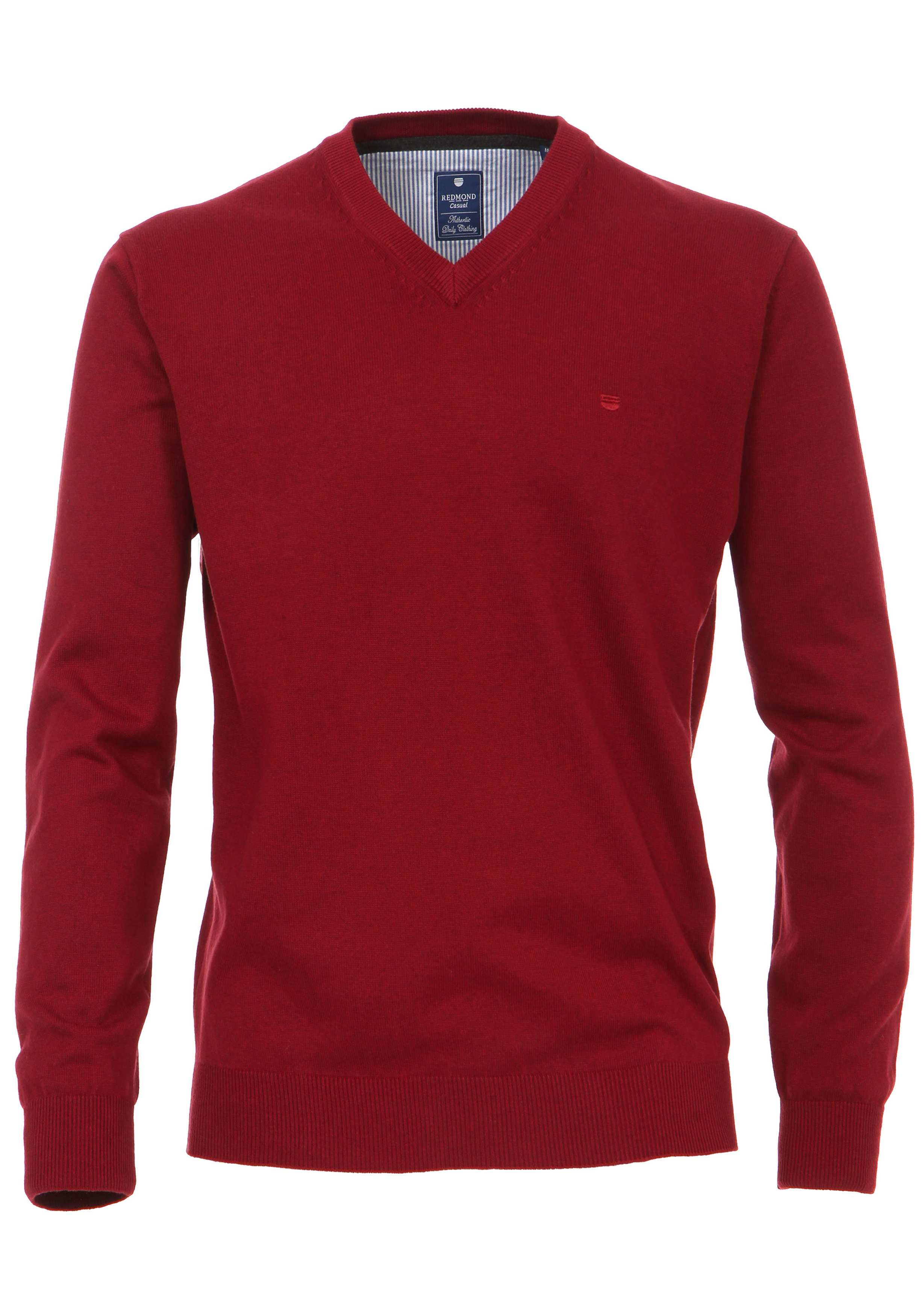 Marco Polo Kabeltrui rood casual uitstraling Mode Sweaters Kabeltruien 