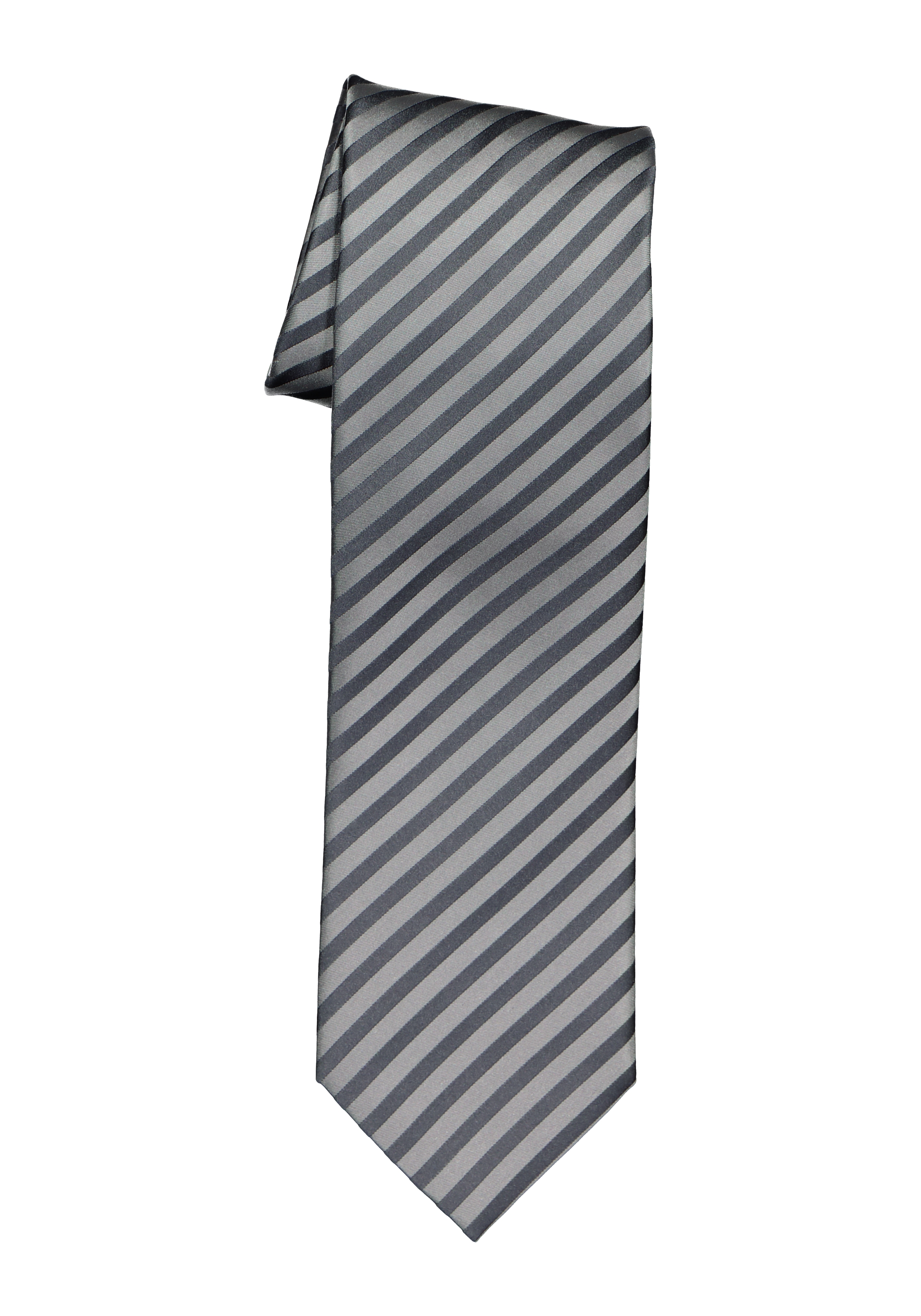 rem Informeer Wafel OLYMP stropdas, grijs gestreept - bestel online met gratis verzending