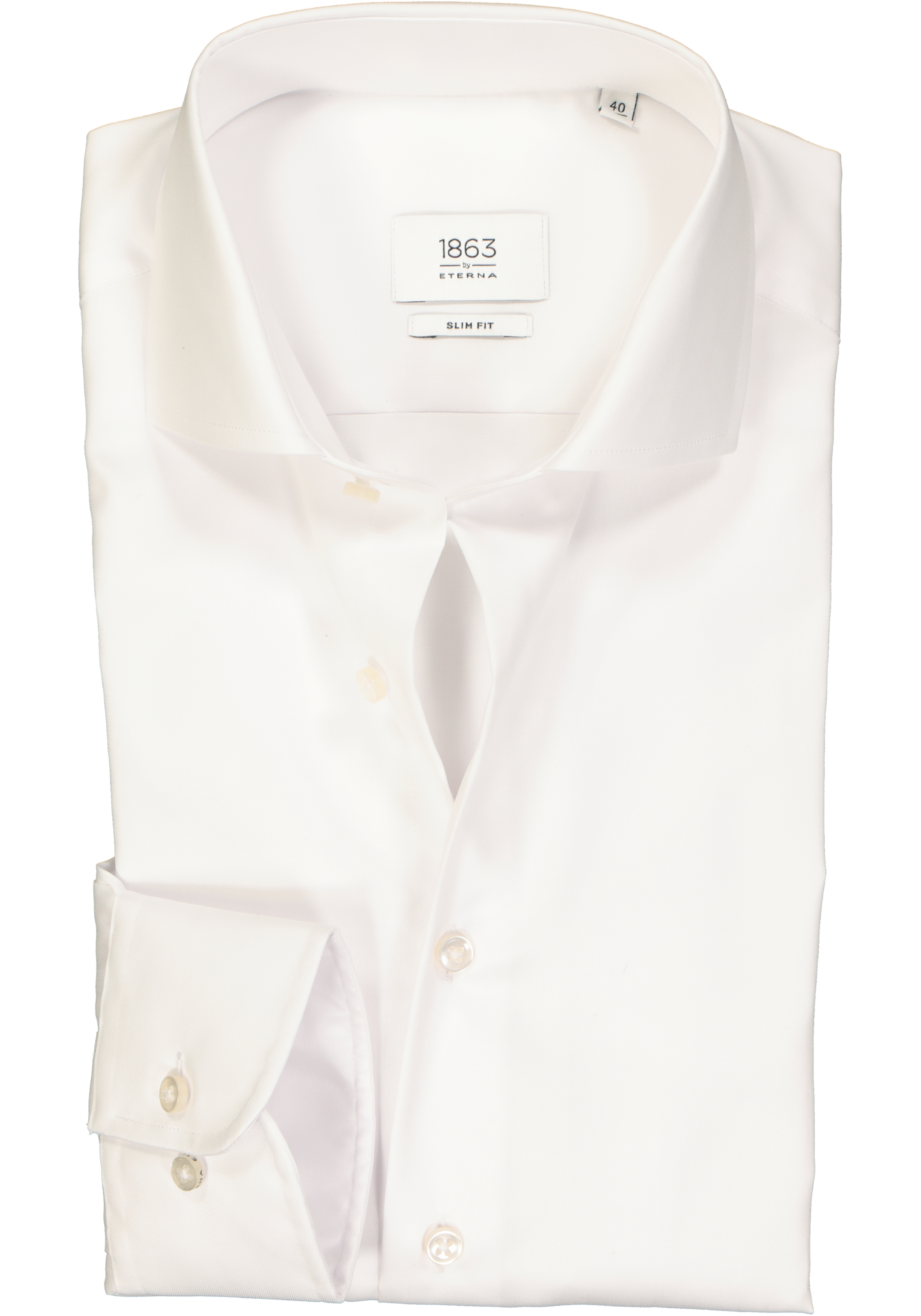 meer zwaartekracht handelaar ETERNA 1863 slim fit premium overhemd, 2-ply twill heren overhemd, wit -  Shop de nieuwste voorjaarsmode