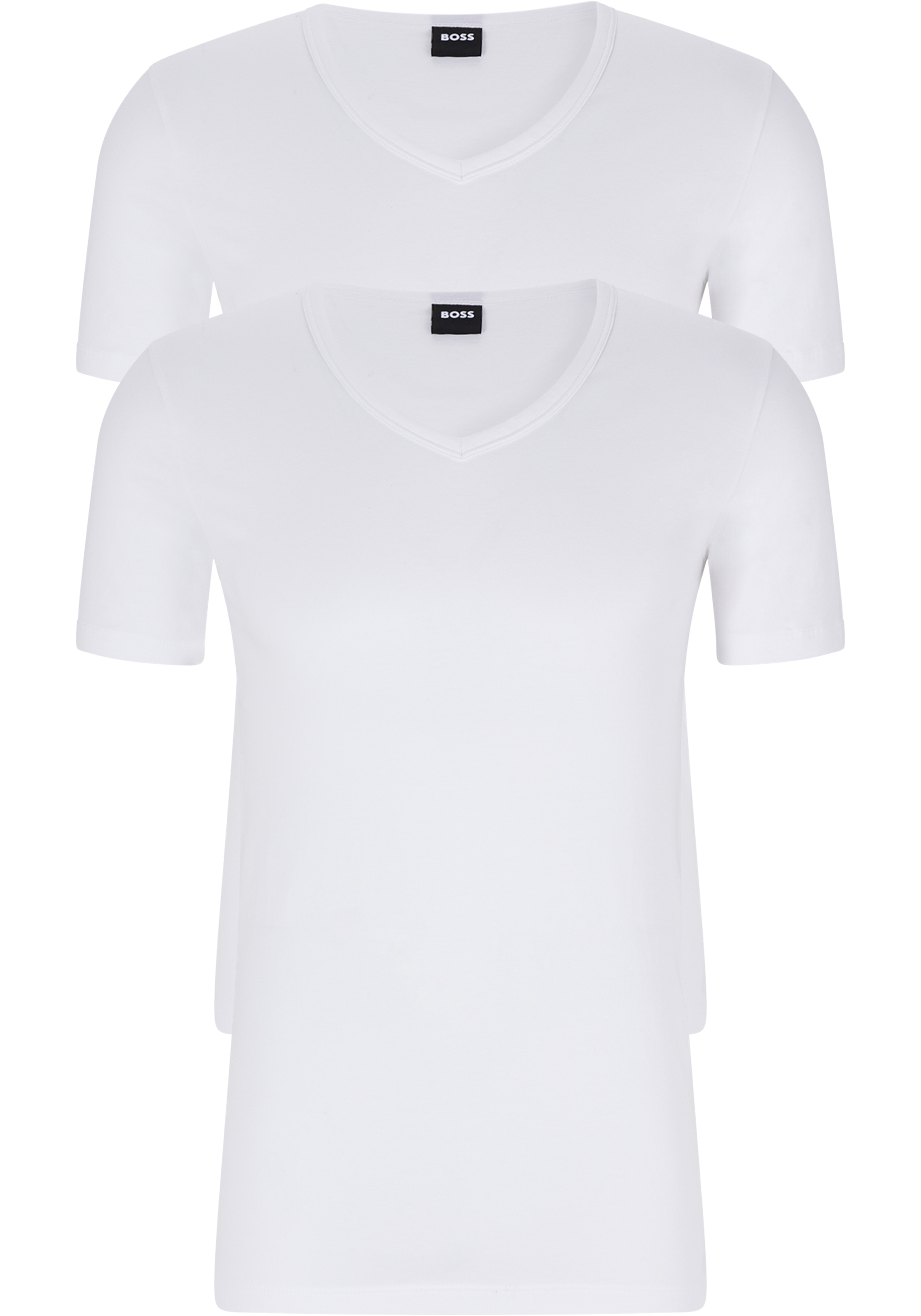 HUGO BOSS Modern stretch T-shirts slim fit (2-pack), heren T-shirts... - Shop de nieuwste