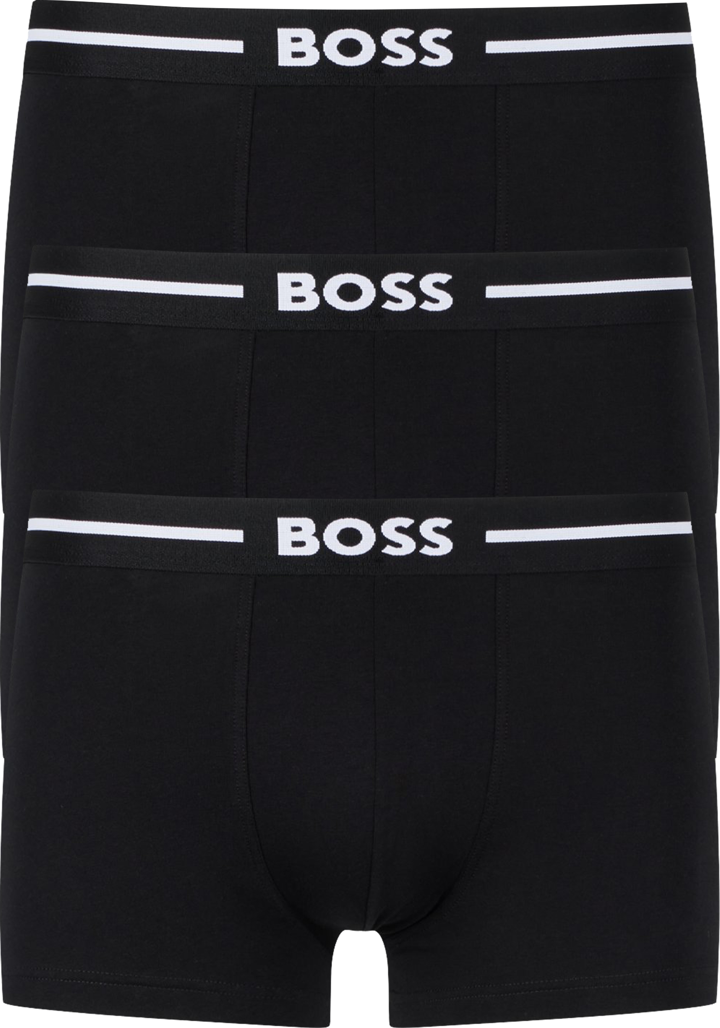Defilé Onzorgvuldigheid Kameel HUGO BOSS Bold trunks (3-pack), heren boxers kort, zwart - SALE tot 70%  korting