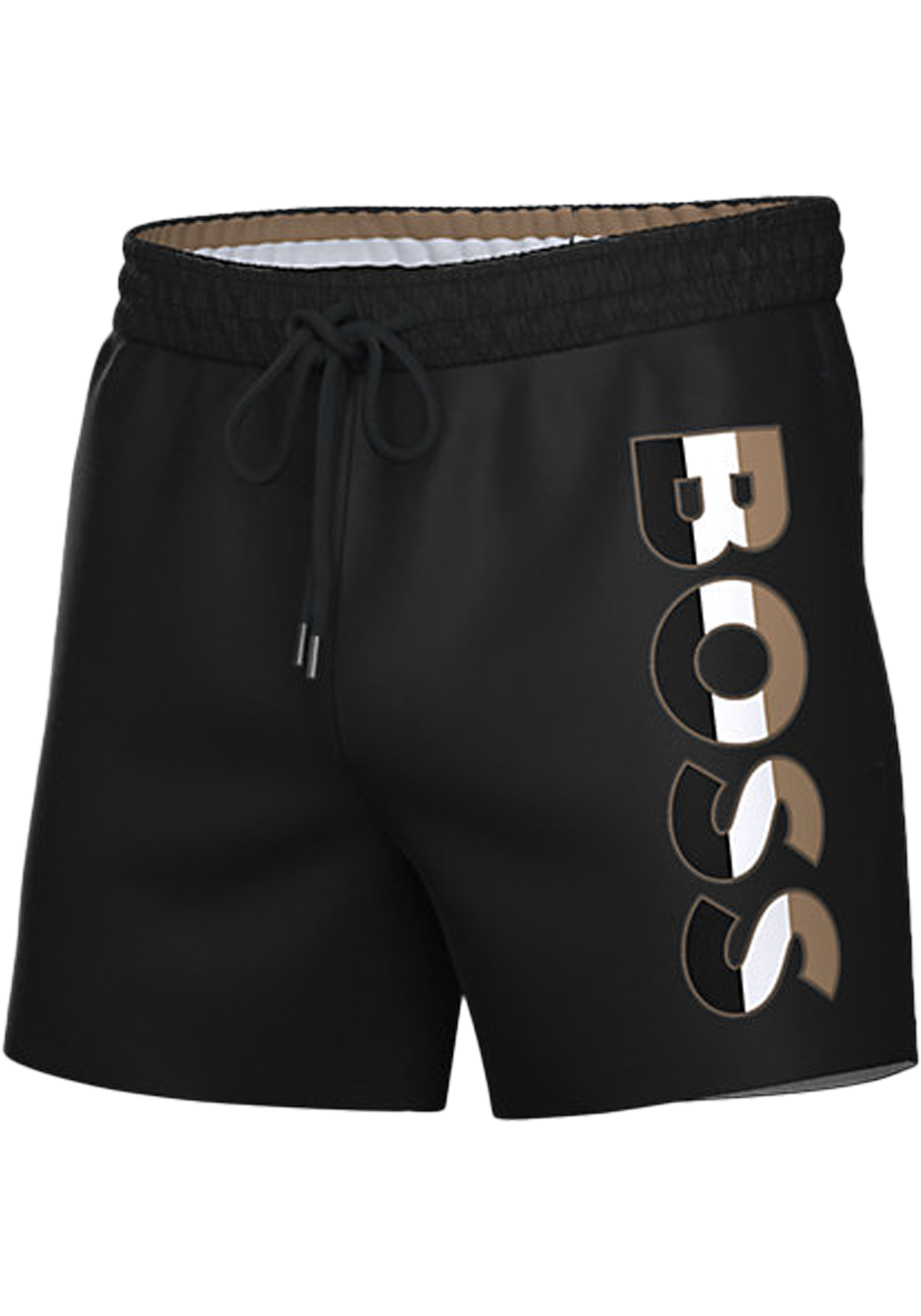 HUGO BOSS Bold swim shorts, heren zwembroek, zwart - de voorjaarsmode