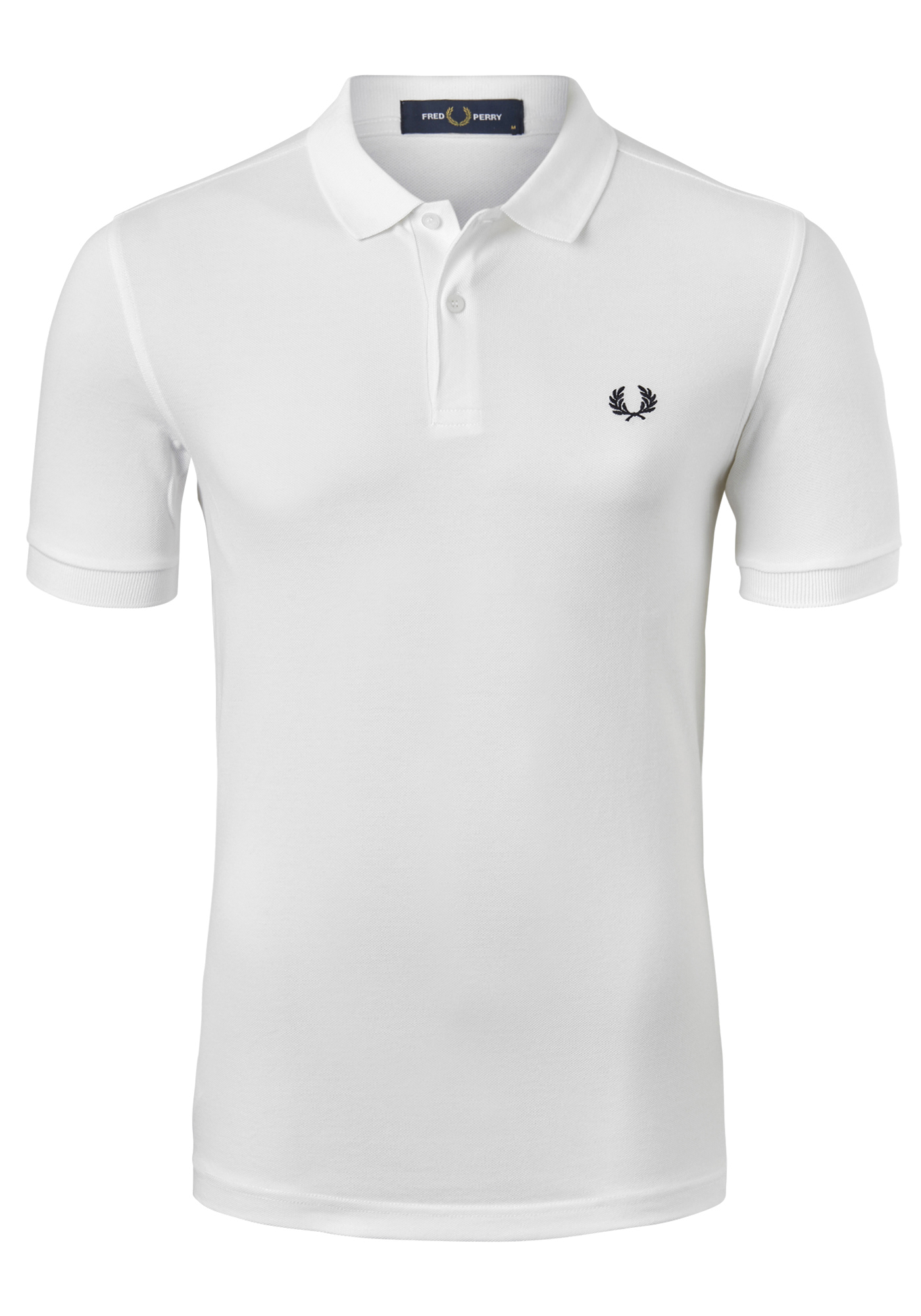 Fred Perry M6000 polo shirt, heren polo white, wit - NIEUWE COLLECTIE