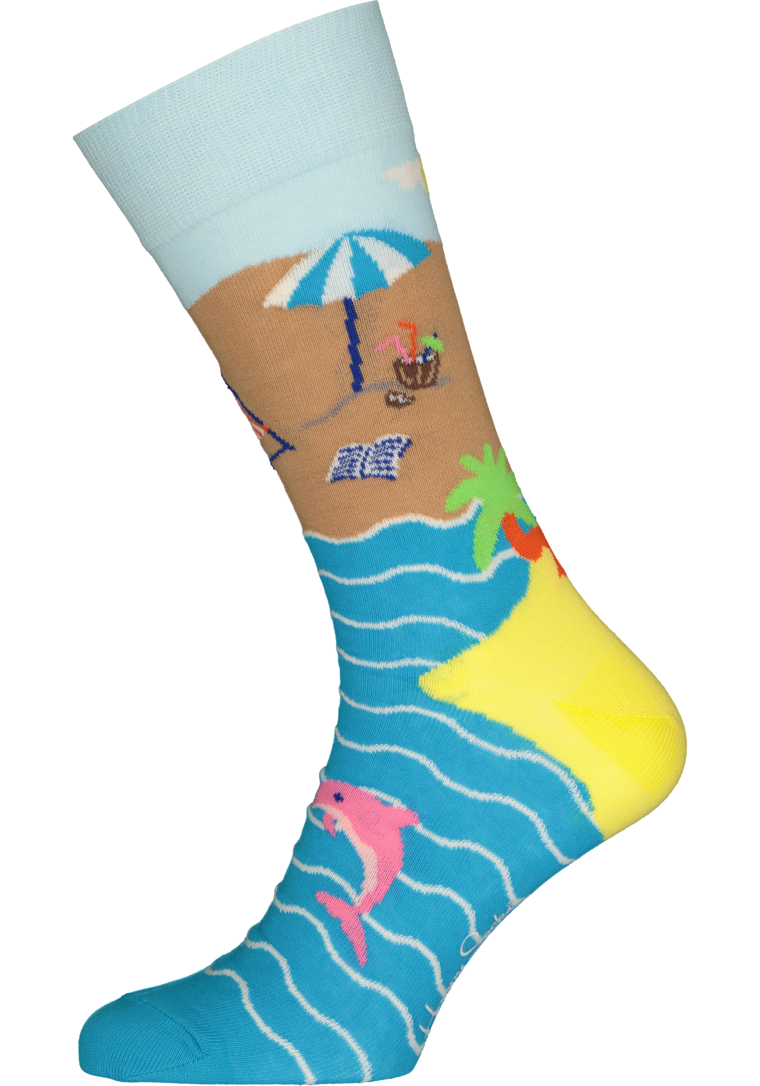 kin Maand mixer Happy Socks Beach Break Sock, unisex sokken - Zomer SALE tot 50% korting