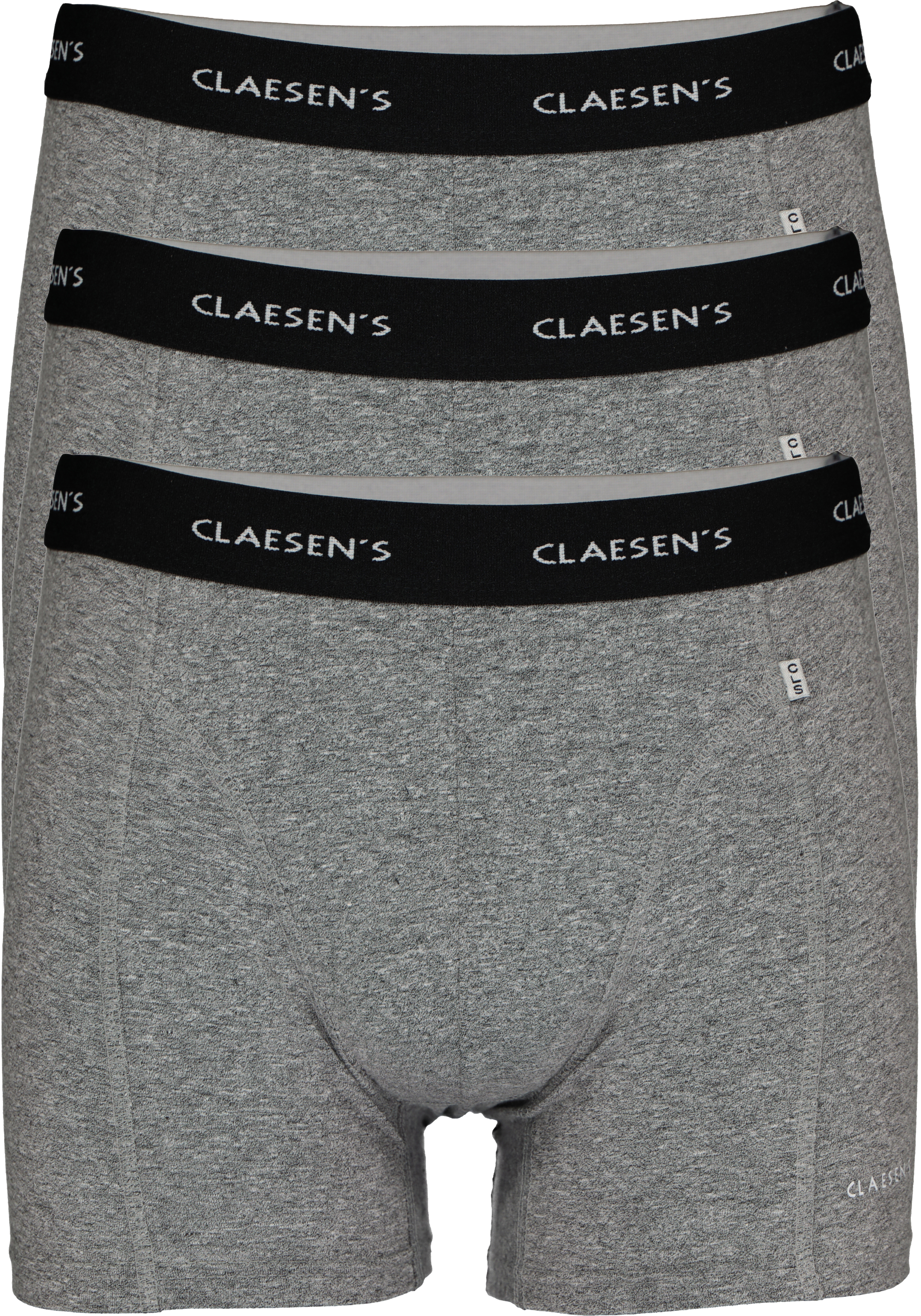 Ga naar het circuit Bekentenis Foto Claesen's Basics boxers (3-pack), heren boxers lang, grijs - SALE tot 70%  korting