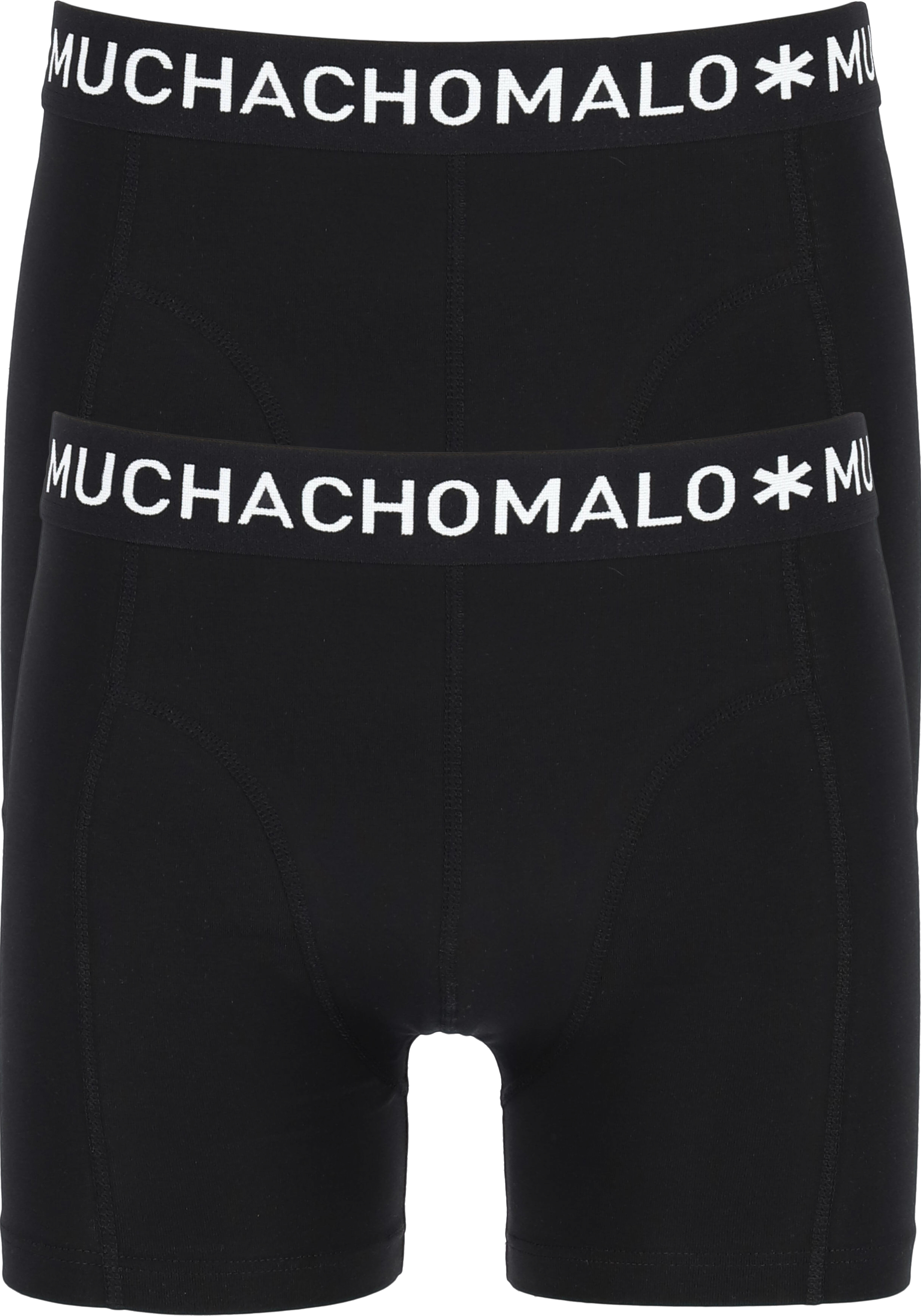 onwetendheid capsule Wereldrecord Guinness Book Muchachomalo boxershorts, 2-pack, zwart - Gratis bezorgd