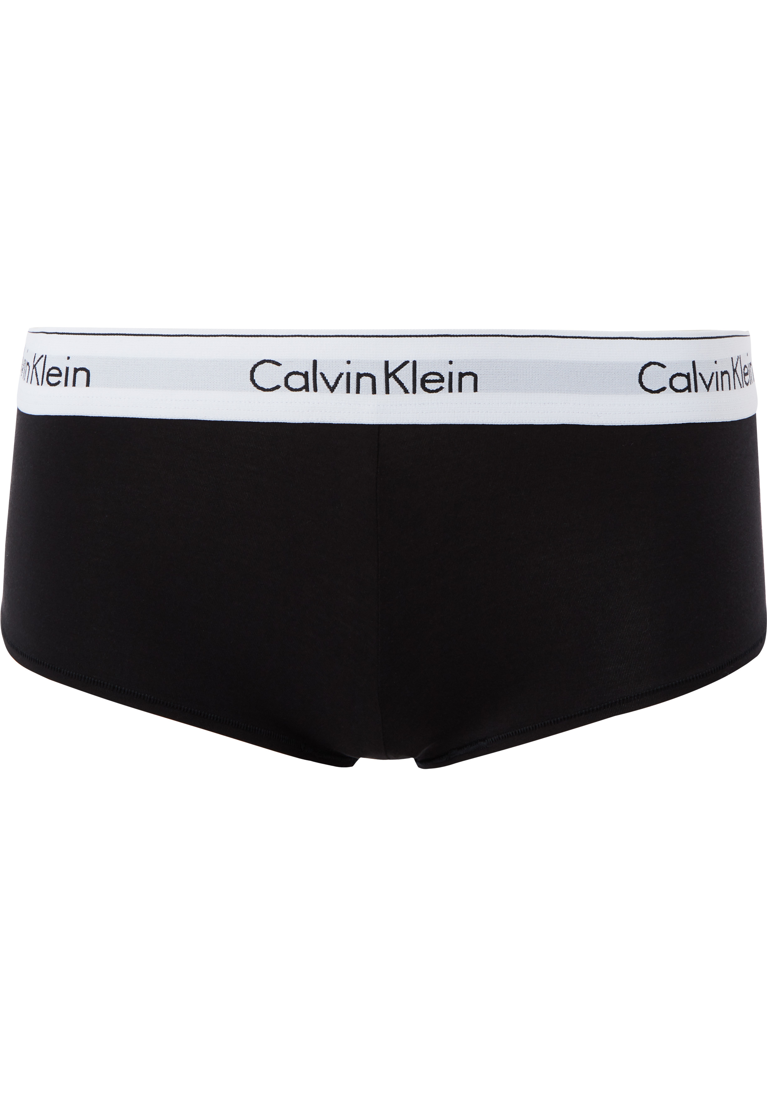 Tien Vrijwel affix Calvin Klein dames Modern Cotton hipster slip, boyshort, zwart - Zomer SALE  tot 50% korting