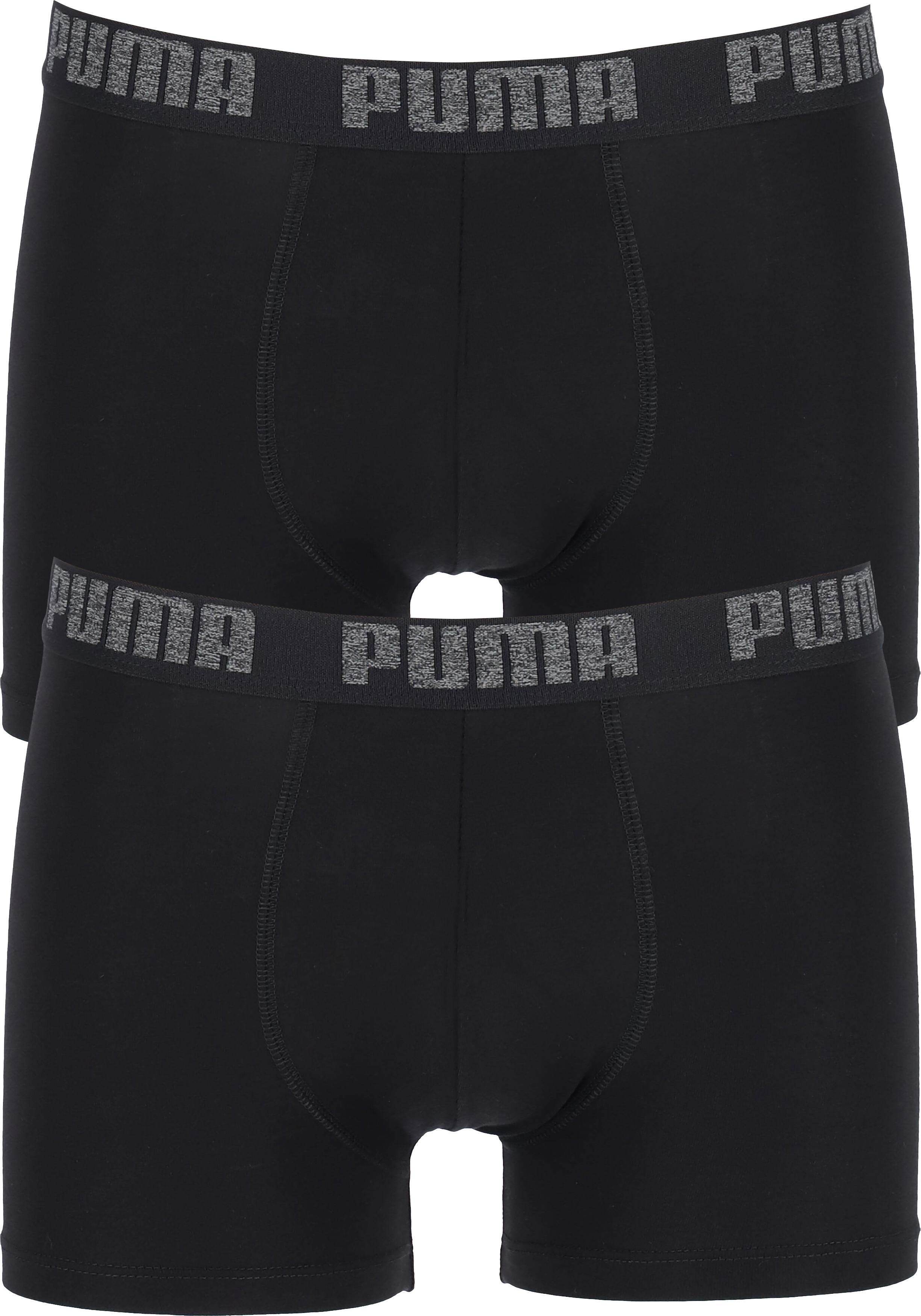 PUMA Basic Boxershort Voor in het Zwart voor heren Heren Kleding voor voor Ondergoed voor Boxershorts 