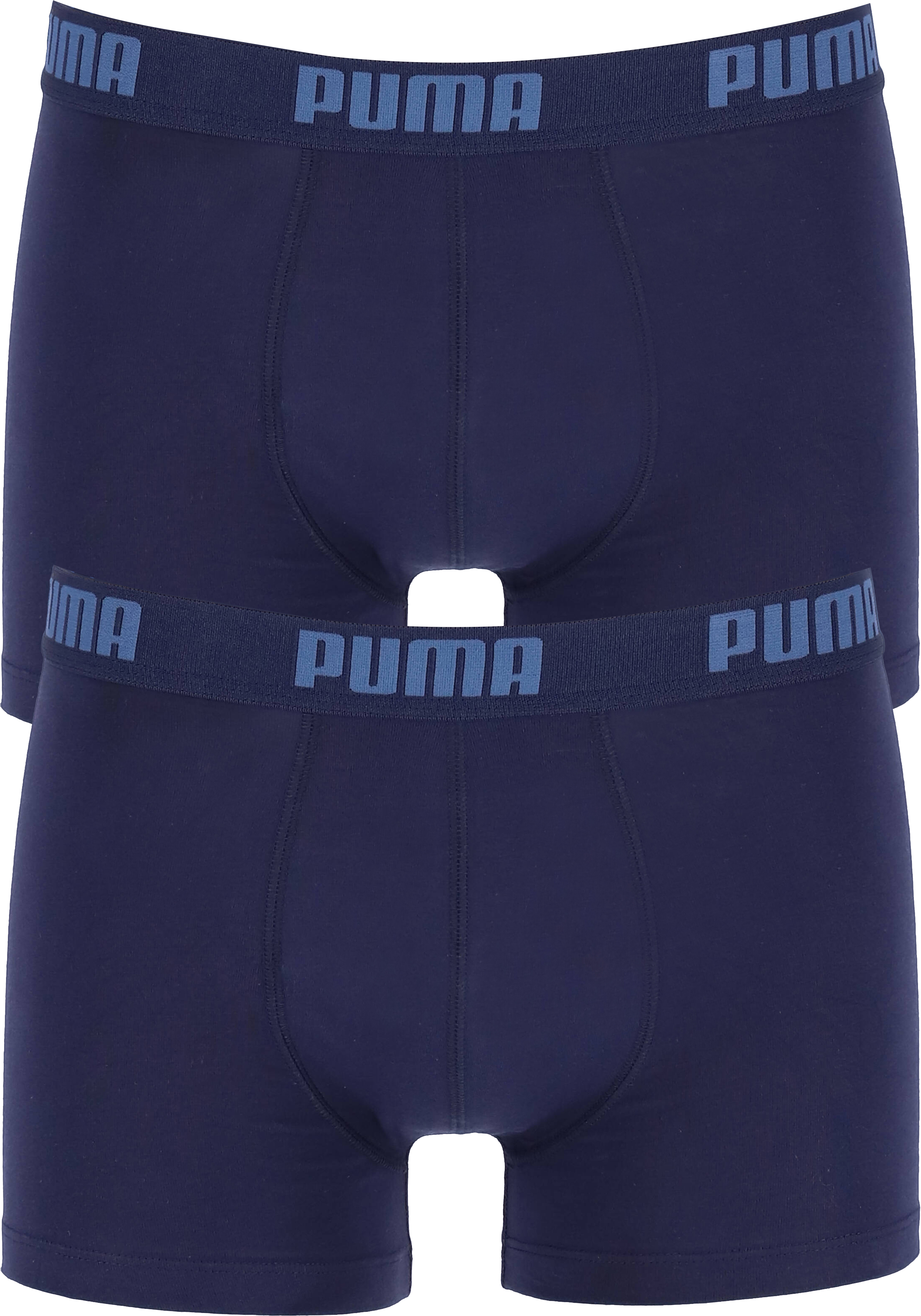Post Excursie Afstoting Puma Basic Boxer heren (2-pack), navy blauw - Shop de nieuwste voorjaarsmode
