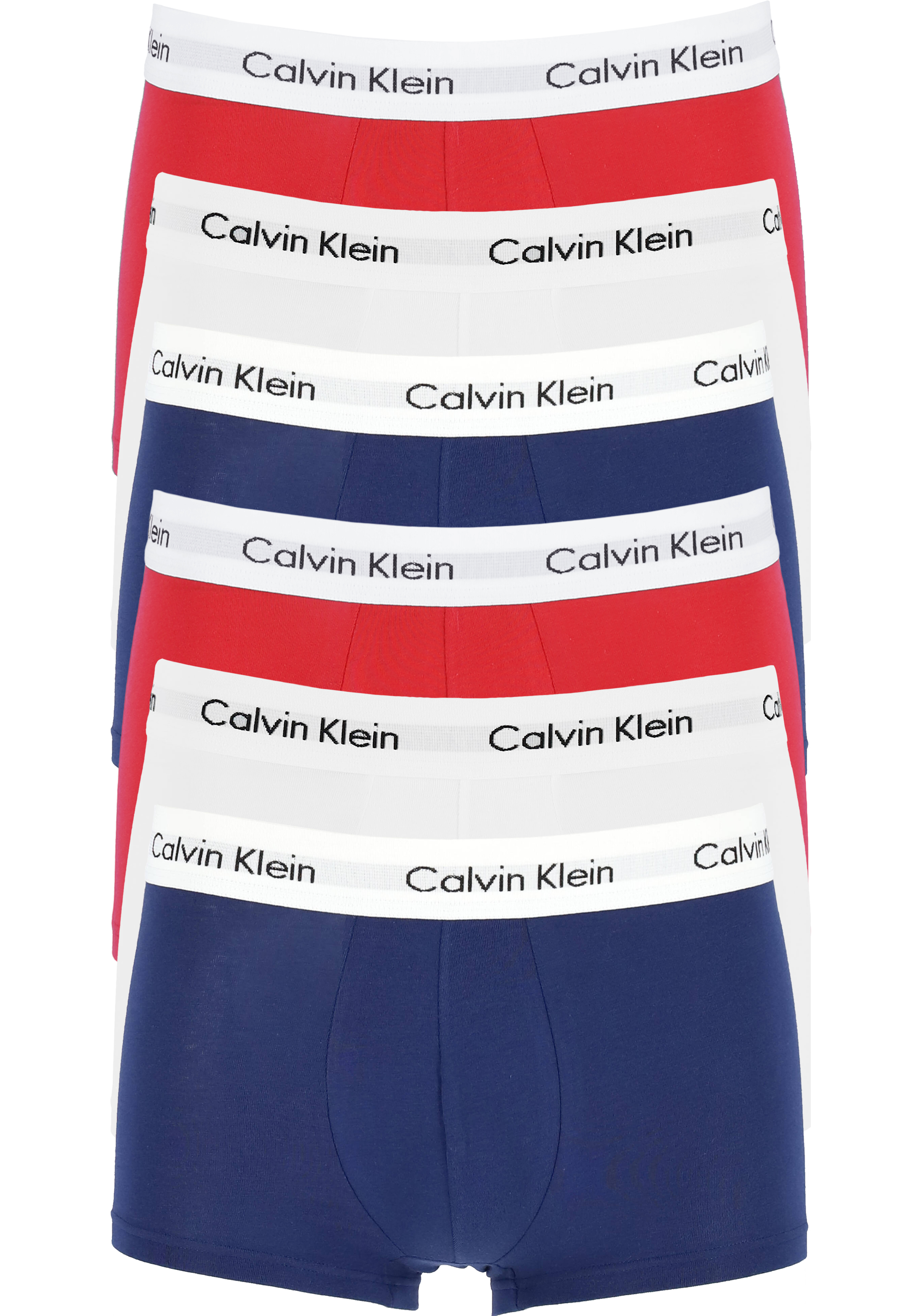 Actie 6-pack: Calvin Klein low rise trunks, heren boxers kort,... - Shop de nieuwste voorjaarsmode