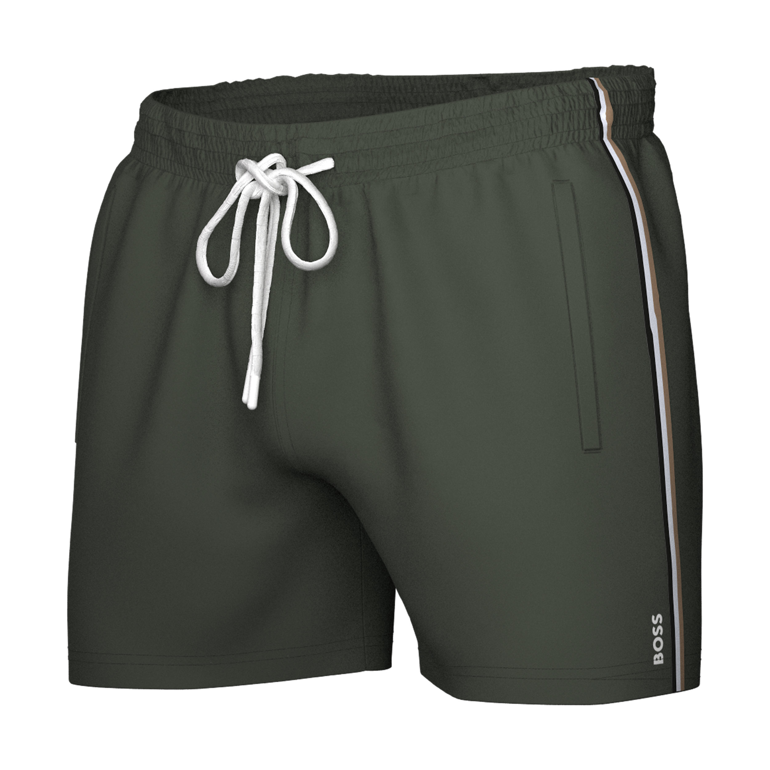 Volg ons Hobart Springplank HUGO BOSS Iconic swim shorts, heren zwembroek, groen - Shop de nieuwste  voorjaarsmode