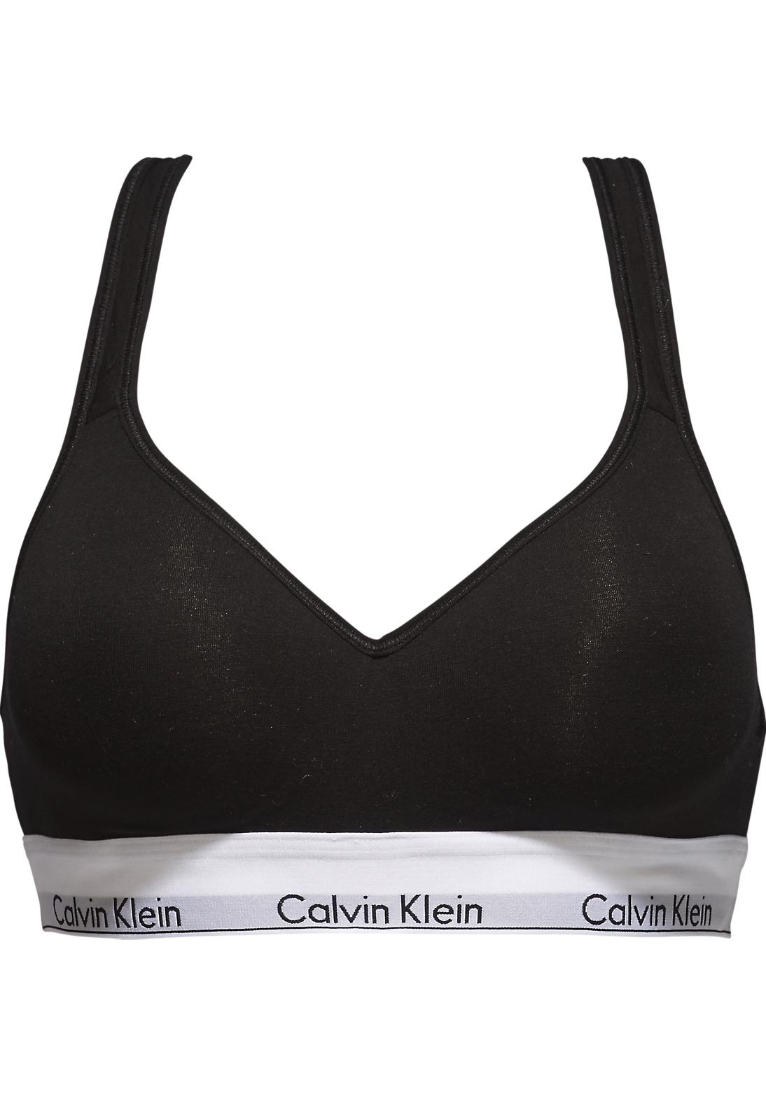 Ontspannend Haalbaar praktijk Calvin Klein dames Modern Cotton bralette top, met voorgevormde cups, zwart  - Shop de nieuwste voorjaarsmode