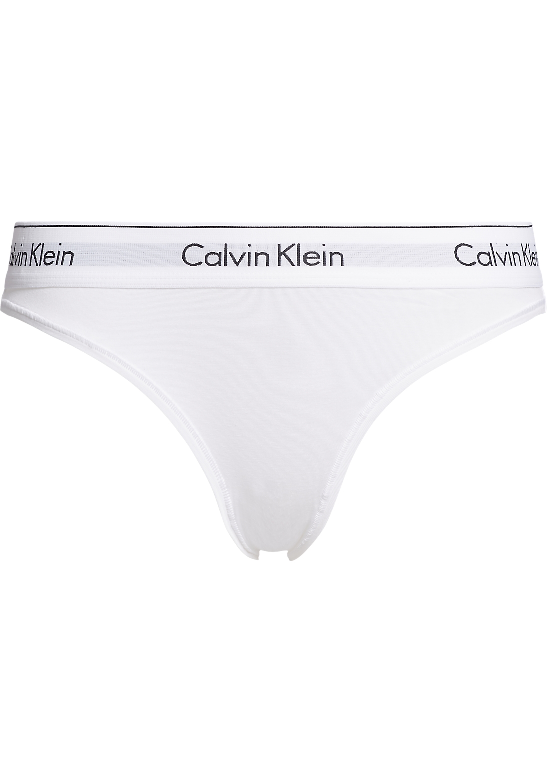 Zonsverduistering cement Registratie Calvin Klein dames Modern Cotton slip, wit - Zomer SALE tot 50% korting