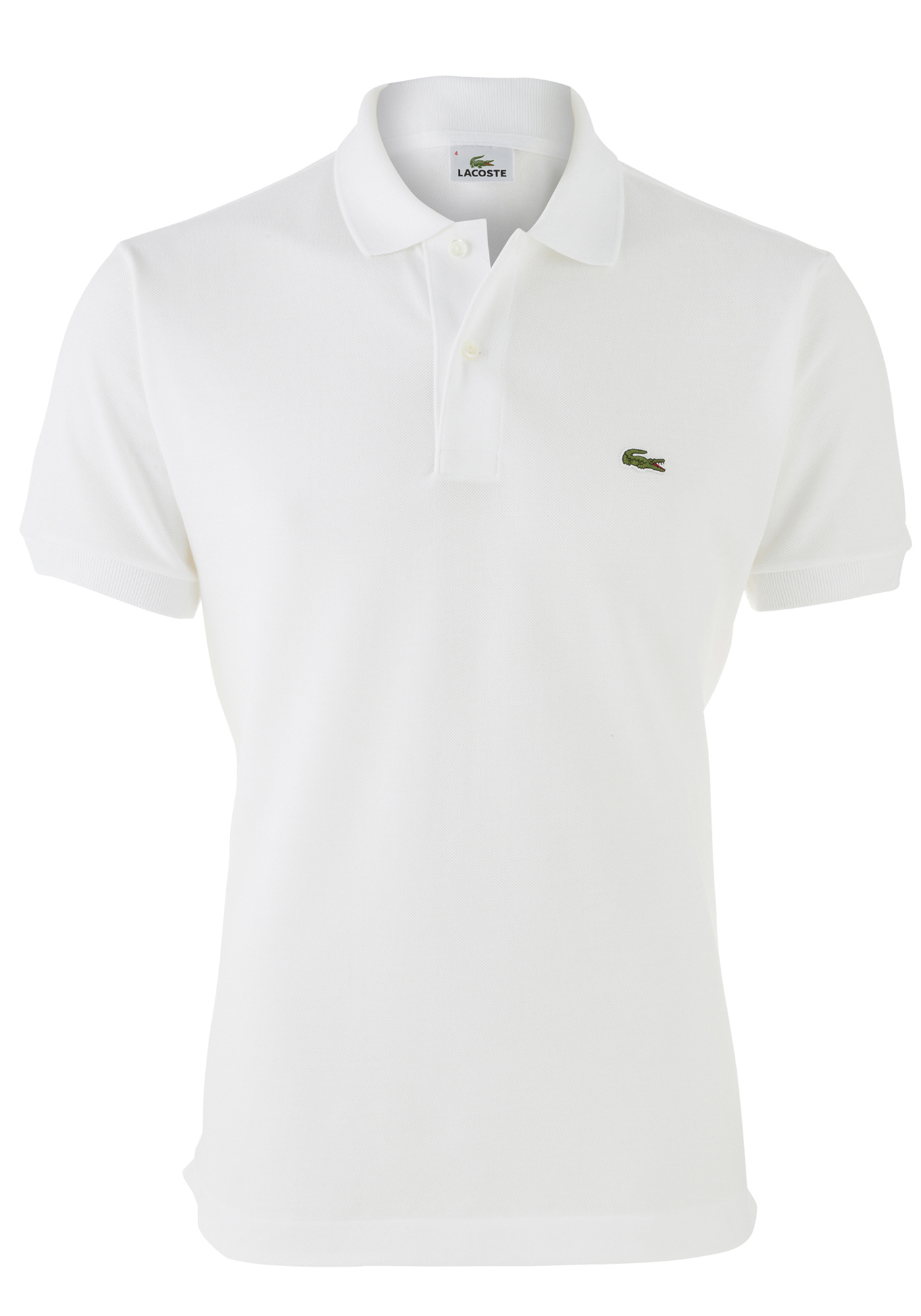 Mark analyseren Orkaan Lacoste Classic Fit polo, wit - Gratis bezorgd