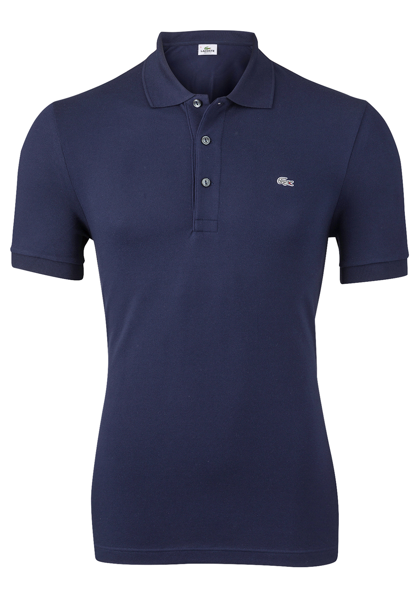 foto proza Top Lacoste stretch Slim Fit polo, marine blauw (extra getailleerd) - Gratis...