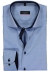 ETERNA modern fit overhemd, fijn Oxford heren overhemd, lichtblauw (blauw gestipt contrast)
