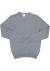 OLYMP Level 5 body fit trui wol met zijde, O-hals, zilver grijs