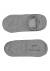 Tommy Hilfiger Footie Socks (2-pack), heren sneaker sokken katoen, onzichtbaar, grijs melange