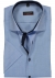 ETERNA modern fit overhemd, korte mouw, heren overhemd fijn Oxford, blauw (gestipt contrast)